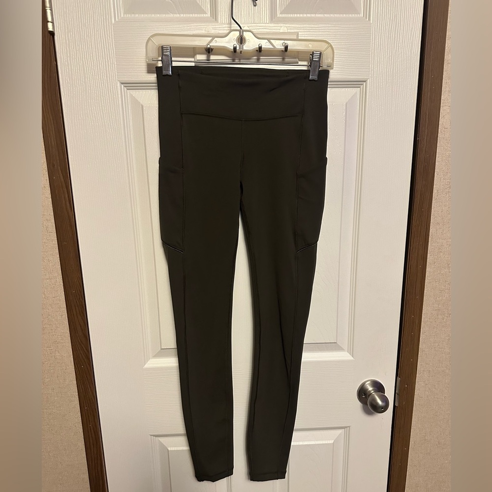 Lululemon Athletica Dark Green Leggings